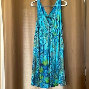 Apt. 9 v neck and back sleeveless dress